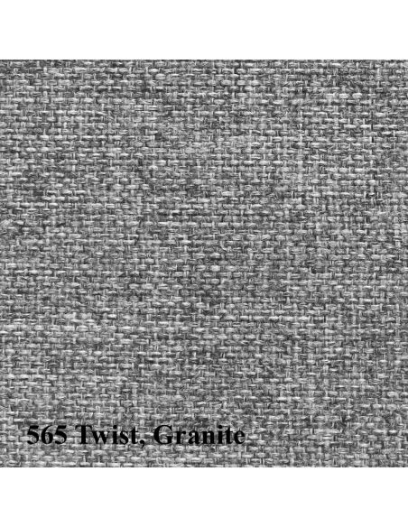 Divano letto matrimoniale con braccioli Cone - 565 Twist Granite