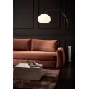 Divano letto matrimoniale con braccioli Cone - 412 Esina Rust Orange