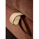 Divano letto matrimoniale con braccioli Cone - 412 Esina Rust Orange