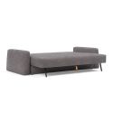 Divano letto matrimoniale con braccioli Cone - 282 Avella Warm Grey