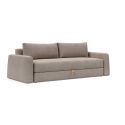 Divano letto matrimoniale con braccioli Cone - 318 Cordufine Beige