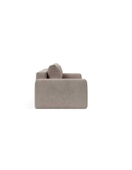 Divano letto matrimoniale con braccioli Cone - 318 Cordufine Beige