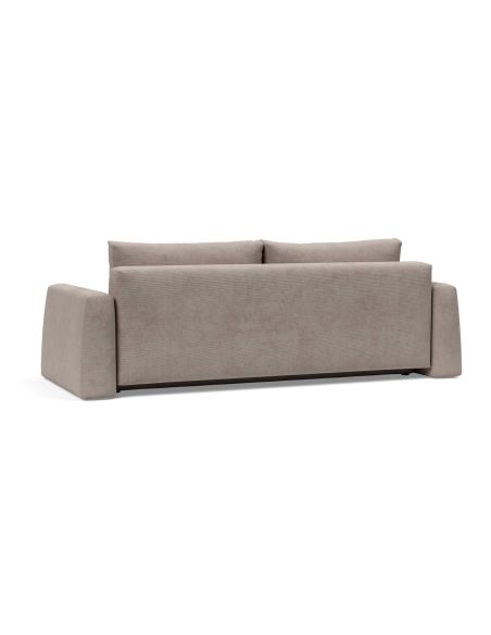 Divano letto matrimoniale con braccioli Cone - 318 Cordufine Beige