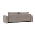 Divano letto matrimoniale con braccioli Cone - 318 Cordufine Beige