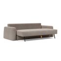Divano letto matrimoniale con braccioli Cone - 318 Cordufine Beige