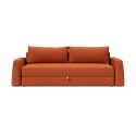 Divano letto matrimoniale con braccioli Cone - 412 Esina Rust Orange