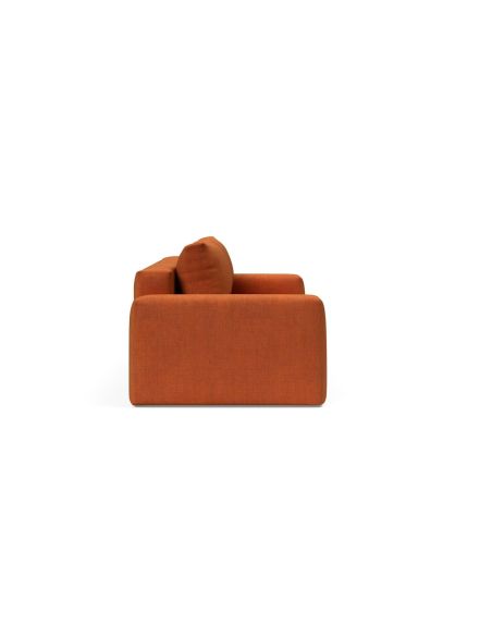 Divano letto matrimoniale con braccioli Cone - 412 Esina Rust Orange