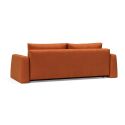 Divano letto matrimoniale con braccioli Cone - 412 Esina Rust Orange