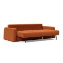 Divano letto matrimoniale con braccioli Cone - 412 Esina Rust Orange
