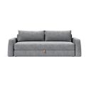 Divano letto matrimoniale con braccioli Cone - 565 Twist Granite