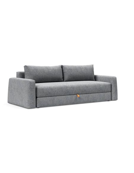 Divano letto matrimoniale con braccioli Cone - 565 Twist Granite