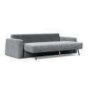 Divano letto matrimoniale con braccioli Cone - 565 Twist Granite