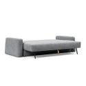 Divano letto matrimoniale con braccioli Cone - 565 Twist Granite