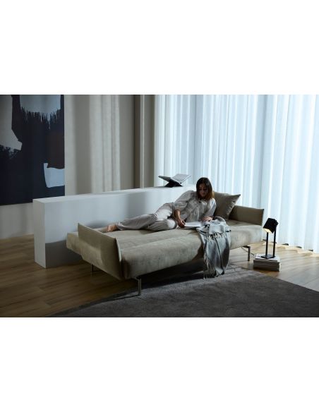 Divano letto con braccioli Jillis Arms - 280 Avella Sand Divano letto con braccioli Jillis Arms - 280 Avella Sand