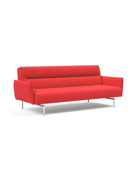 Divano letto con braccioli Jillis Arms - 511 Elegance Red