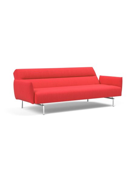 Divano letto con braccioli Jillis Arms - 511 Elegance Red Divano letto con braccioli Jillis Arms - 511 Elegance Red