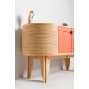 Mobile porta TV in legno multi-strato Curvi