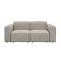 Divano a due posti con braccioli Rund - 816 Aivi Lace Beige