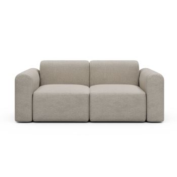 Divano a due posti con braccioli Rund - 816 Aivi Lace Beige 2