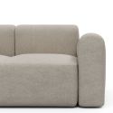 Divano a due posti con braccioli Rund - 816 Aivi Lace Beige