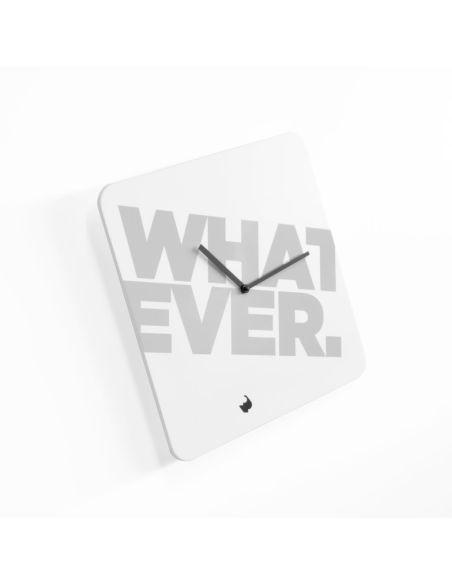 Orologio da parete quadrato design moderno Whatever