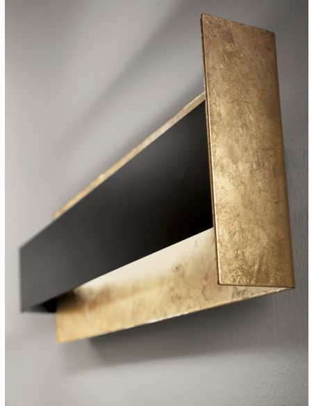 Lampada da parete in acciaio per zona giorno 50 cm Tao D702 Lampada da parete in acciaio per zona giorno 50 cm Tao D702