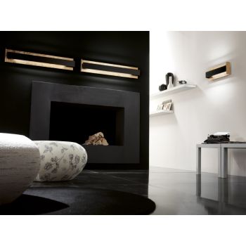Lampada da parete design moderno in acciaio 75 cm Tao D703 2