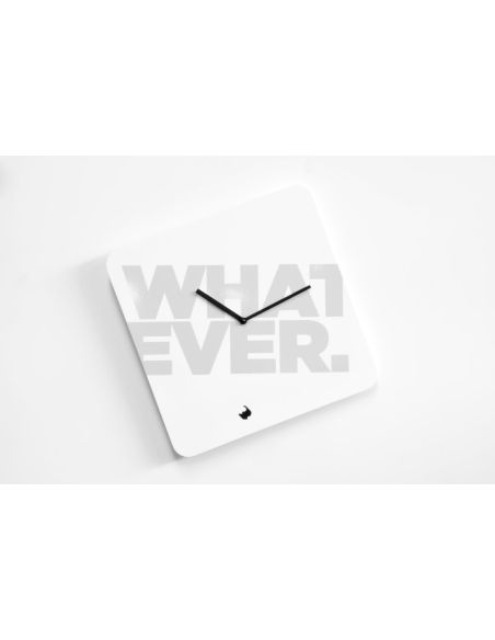 Orologio da parete quadrato design moderno Whatever
