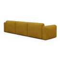 Divano design moderno Rund B3L - Bouclé 536 Ochre