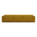 Divano design moderno Rund B3L - Bouclé 536 Ochre