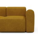 Divano design moderno Rund B3L - Bouclé 536 Ochre