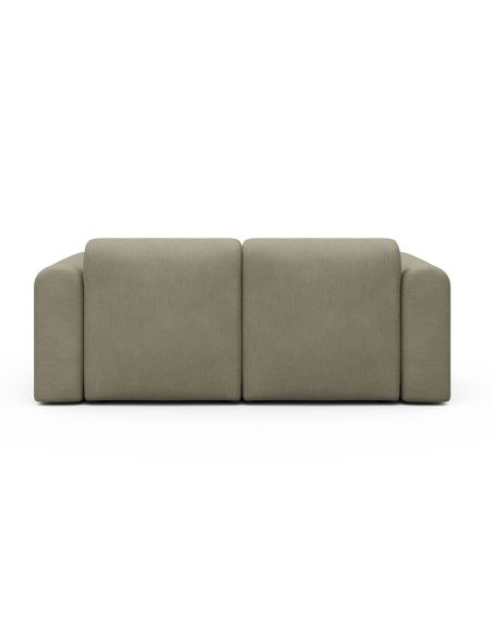 Divano 2 posti con penisola Rund C2L - Vivus 571 Dusty Sand