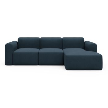 Divano con penisola Rund C4L - Argus 580 Navy Blue 2