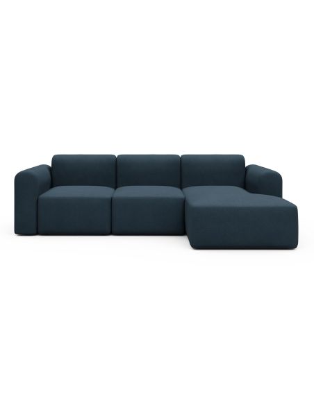 Divano con penisola Rund C4L - Argus 580 Navy Blue