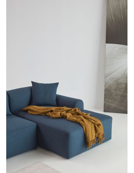 Divano con penisola Rund C4L - Argus 580 Navy Blue