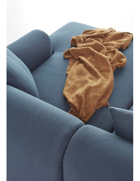 Divano con penisola Rund C4L - Argus 580 Navy Blue