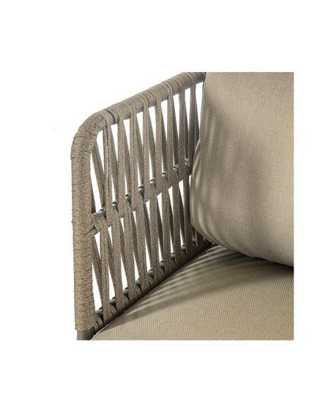 Salotto da esterno angolare Soft Modular