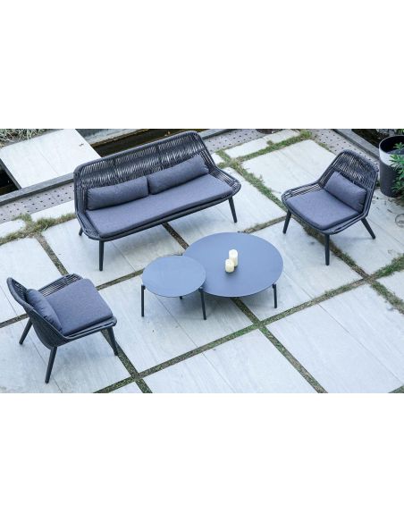 Salotto da esterno design moderno Como