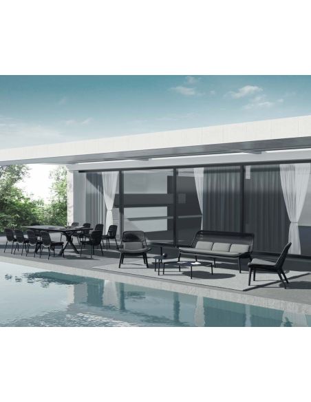 Salotto da esterno design moderno Como