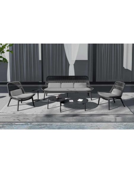 Salotto da esterno design moderno Como