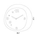 Orologio da muro design moderno in legno naturale Woodie