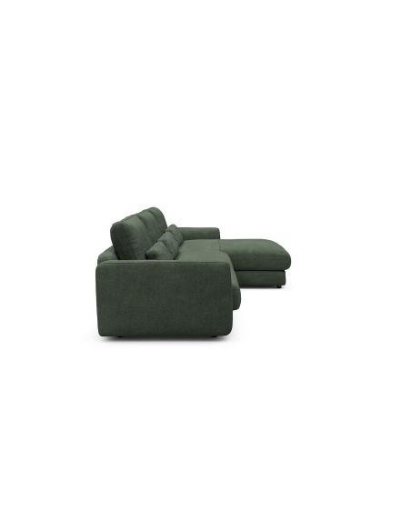 Divano con chaise longue Vivole 6.0 - Casone 498 Forest Green