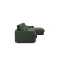 Divano con chaise longue Vivole 6.0 - Casone 498 Forest Green