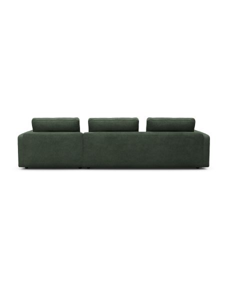 Divano con chaise longue Vivole 6.0 - Casone 498 Forest Green