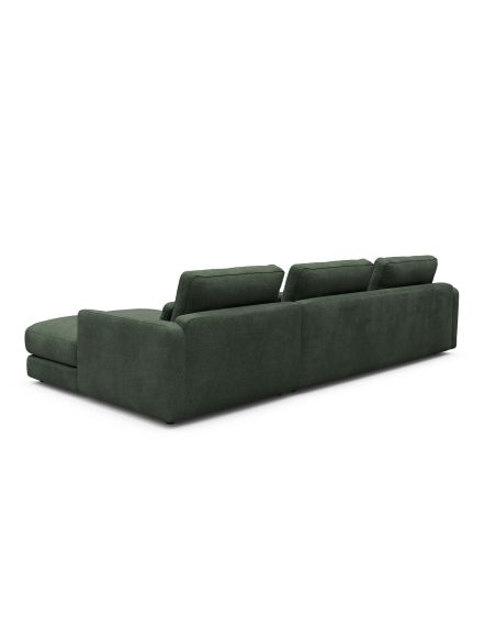 Divano con chaise longue Vivole 6.0 - Casone 498 Forest Green