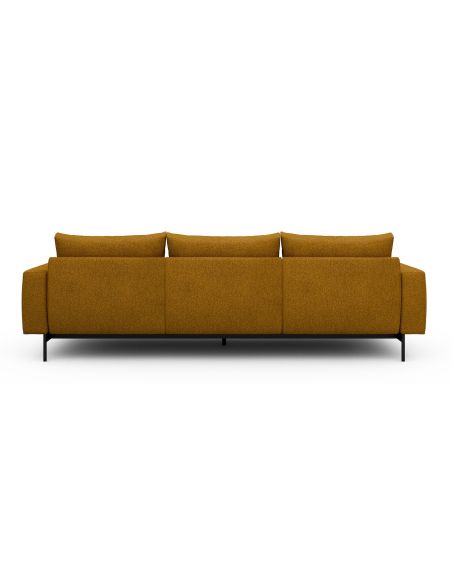 Divano tre posti design moderno Arthon A3 - Bouclé 536 Ochre