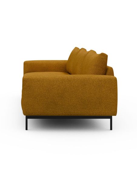 Divano tre posti design moderno Arthon A3 - Bouclé 536 Ochre