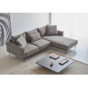 Divano con penisola chaise longue Arthon B2 - Bouclé 533 Ash Grey