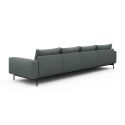 Divano con penisola chaise longue Arthon B3 - Carreno 770 Cielo Blue