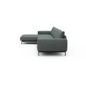 Divano con penisola chaise longue Arthon B3 - Carreno 770 Cielo Blue